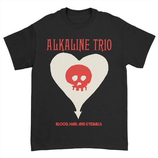 Alkaline Trio (Blood, Hair and Eyeballs Heart Skull) T-Shirt