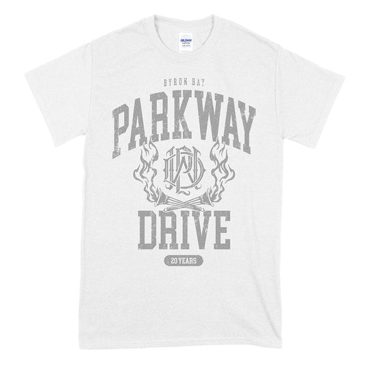 Parkway Drive (20 Years Crest White) T-Shirt