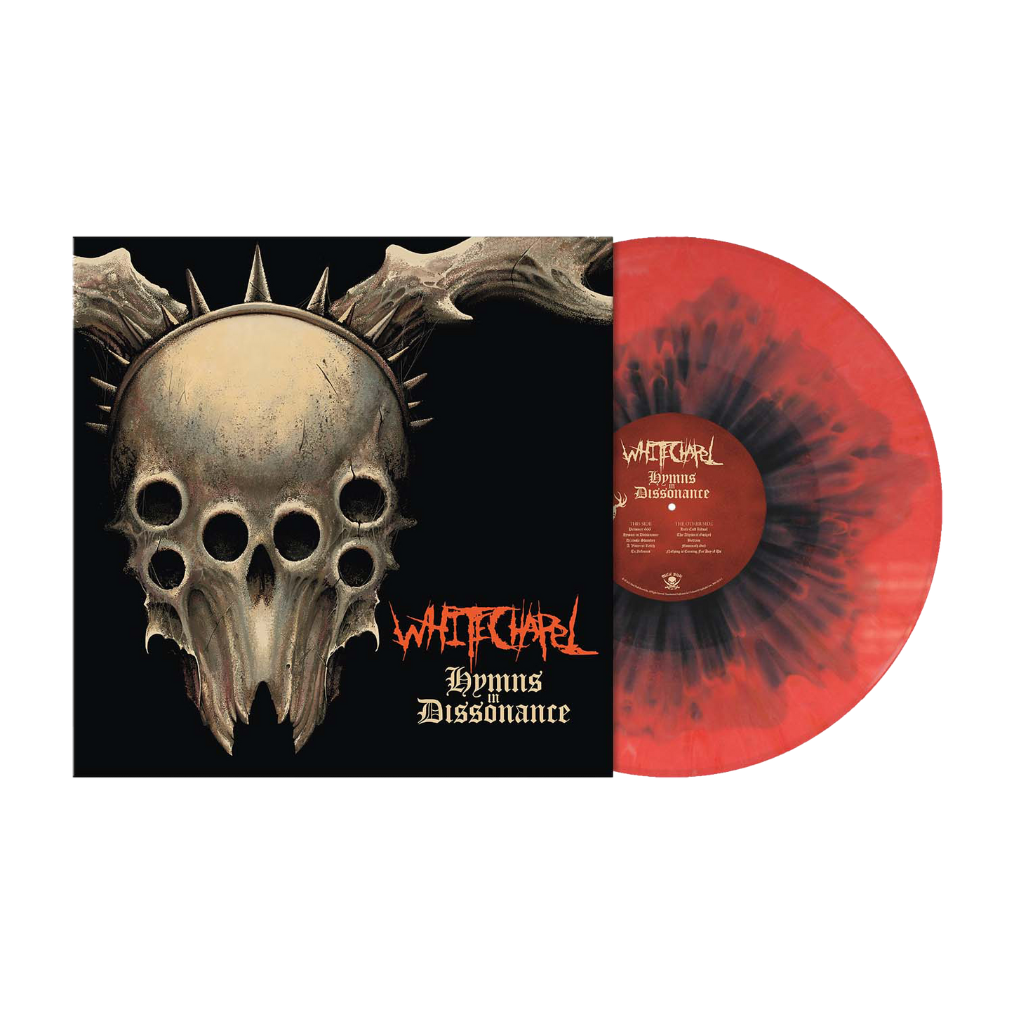 Whitechapel (Hymns in Dissonance) Scarlet Red&Bone White Melt Vinyl