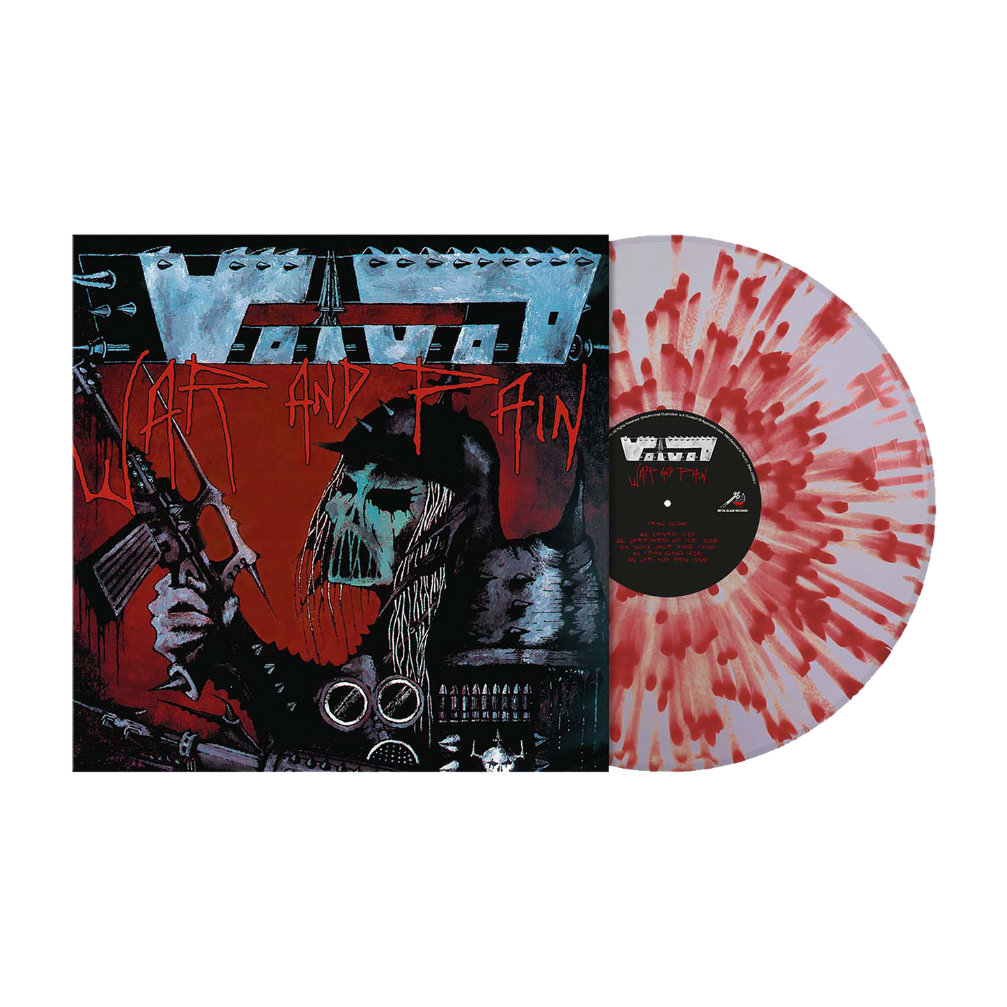 Voivod (War And Pain) Lilac Red Splatter Vinyl