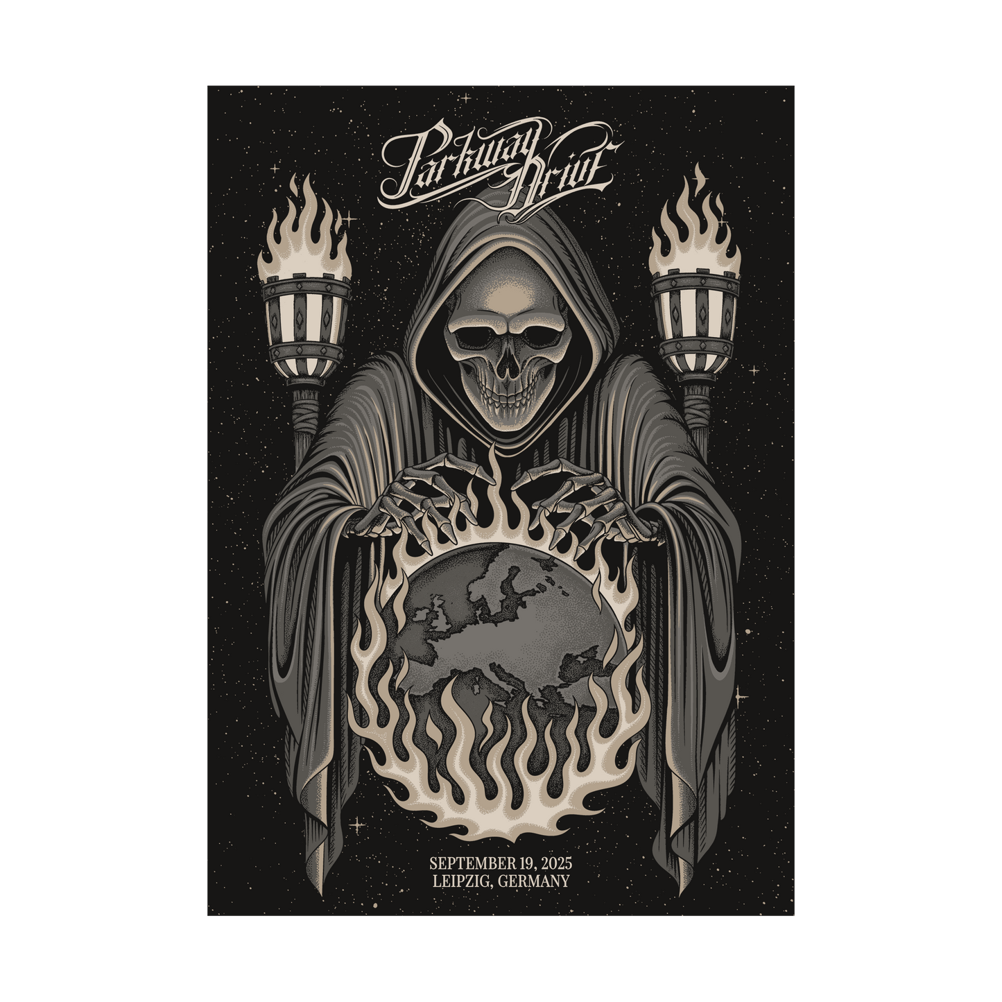 Parkway Drive (Leipzig) Screen Print Poster