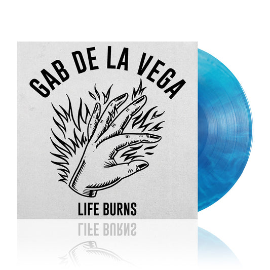 Gab De La Vega (Life Burns) Blue White Vinyl