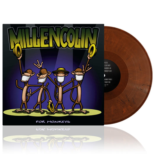 Millencolin (For Monkeys) Solid Orange & Black Mix Vinyl