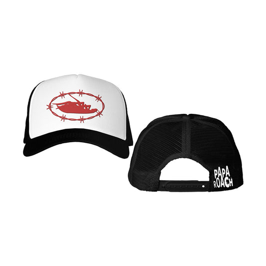 Papa Roach (Barbed Wire Roach) Trucker Hat