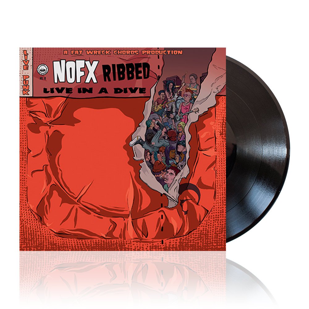 NOFX (Ribbed - Live In A Dive) Black Vinyl