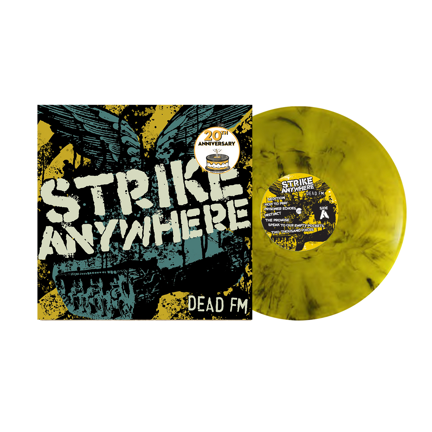 Strike Anywhere (Dead FM (20th Anniversary)) Yellow Smoke Vinyl