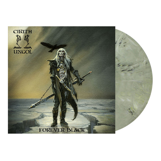 Cirith Ungol (Forever Black) Pewter Grey Black Marble Vinyl
