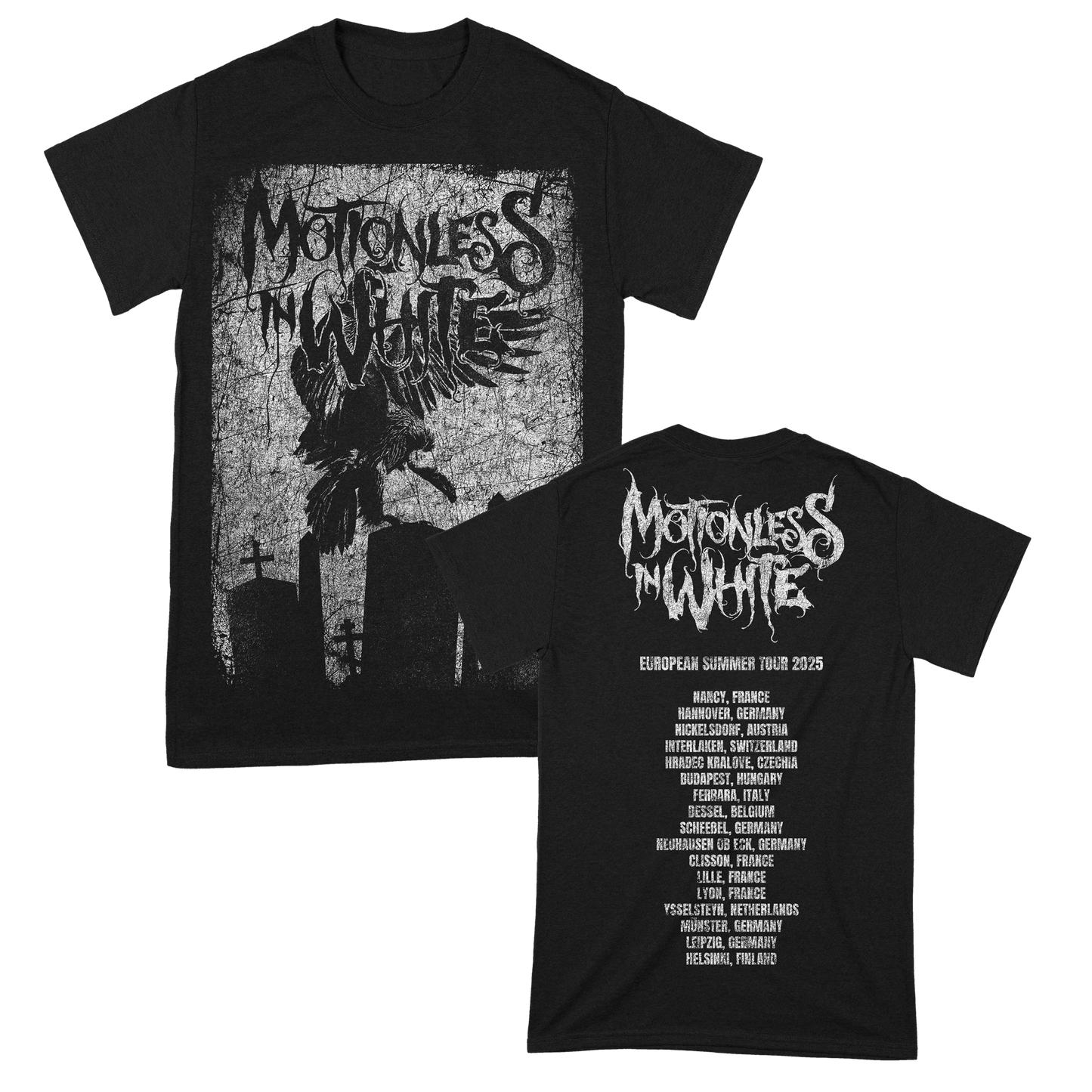 Motionless in White (Vulture Tour 2025) T-Shirt