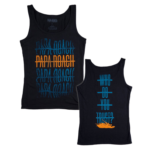Papa Roach (WDYT Warped Repeater) Girl Fitted Tank Top
