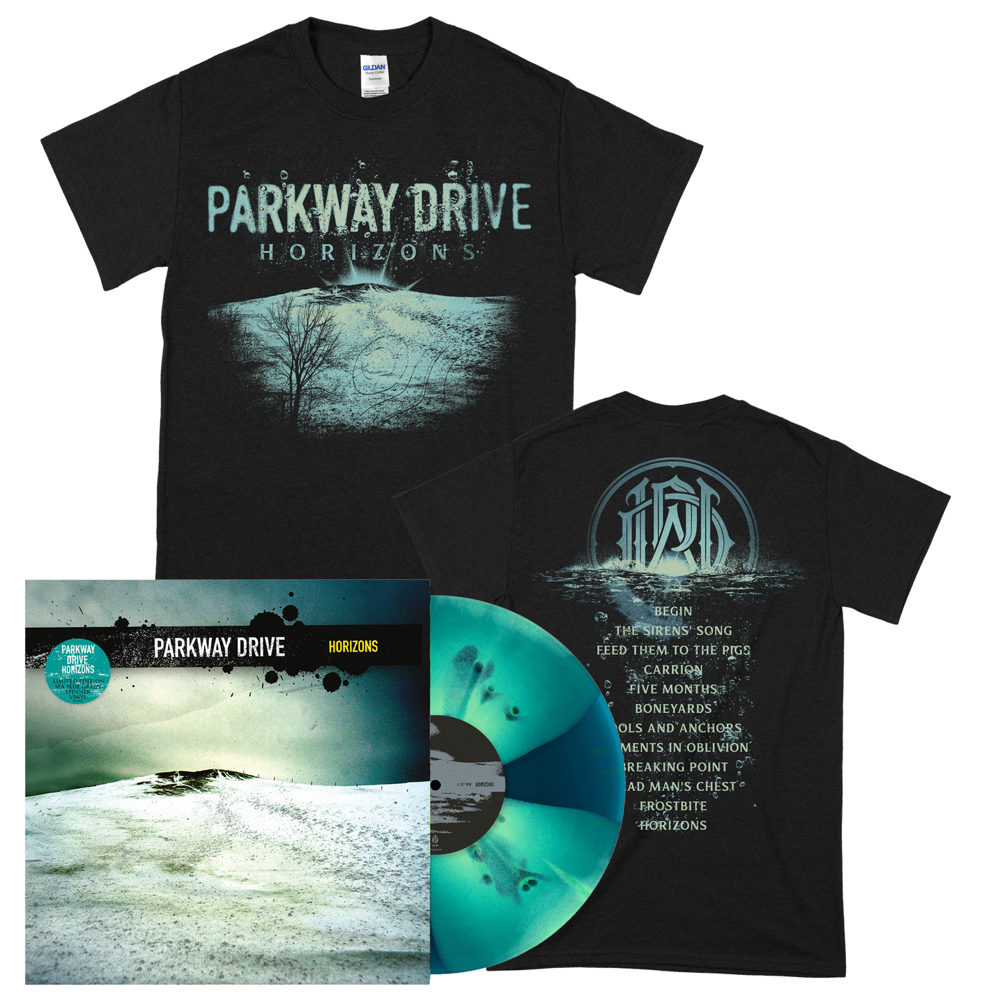 Horizons | Sea Blue Green Spinner Vinyl Bundle