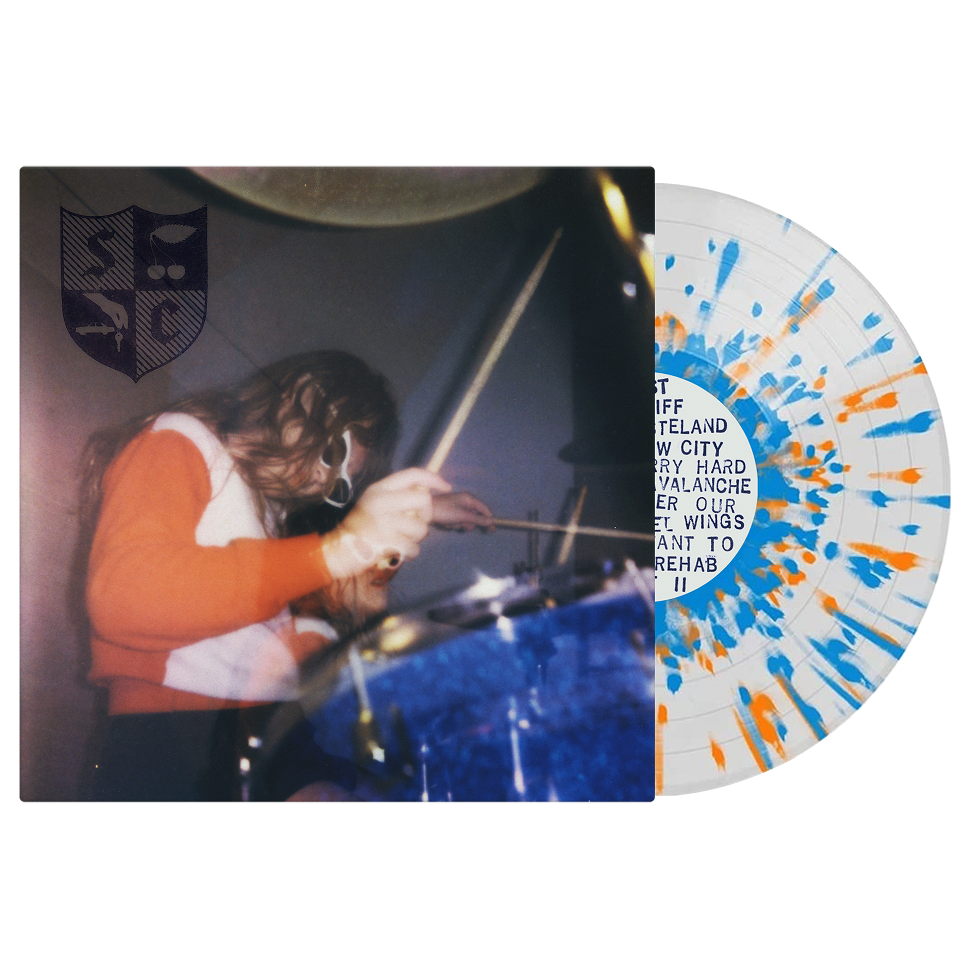 Snocaps (Snocaps) Clear w/Orange & Blue Splatter Vinyl