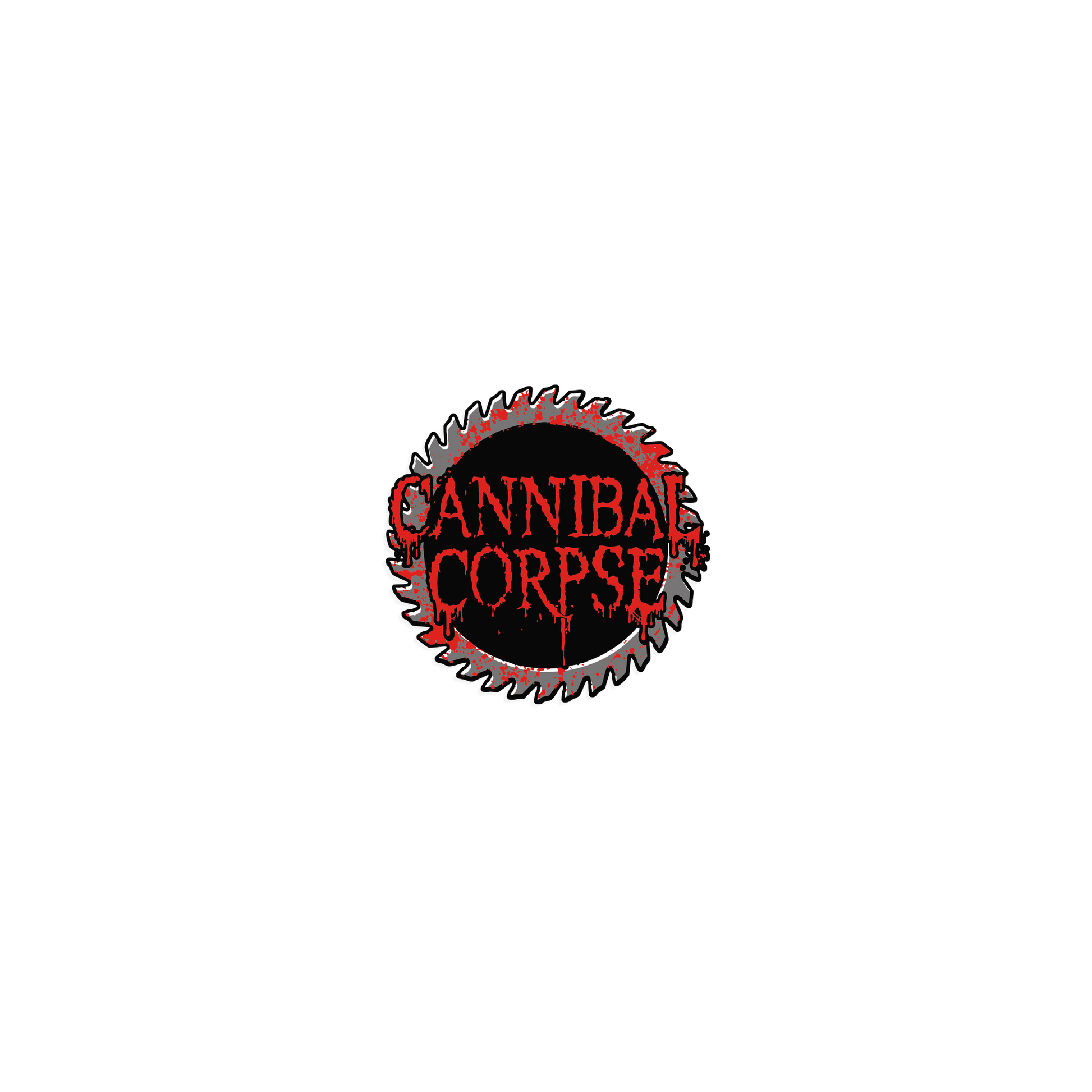 Cannibal Corpse (Logo Sawblade) Enamel Pin