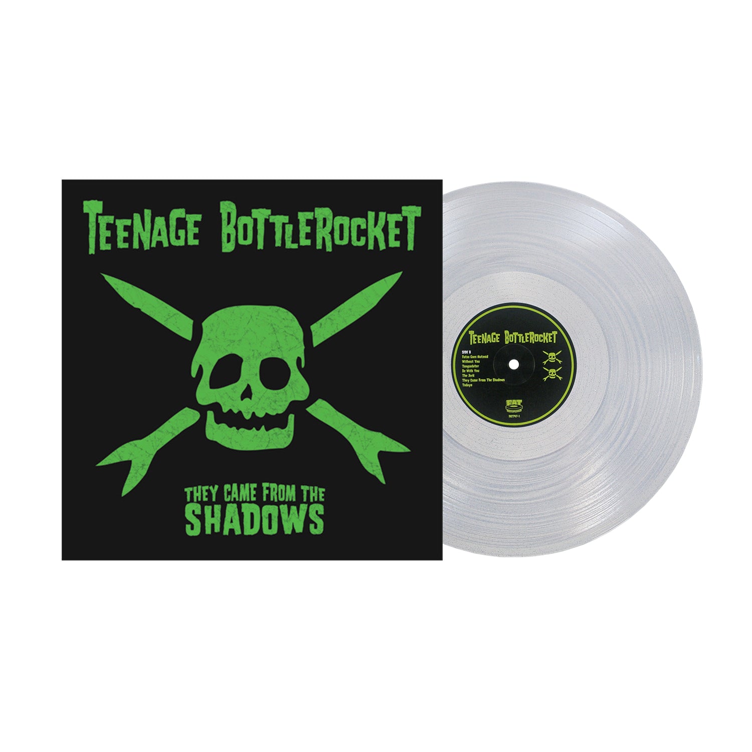 Teenage Bottlerocket (They Came From the Shadows) Clear w/ Glitter Vinyl