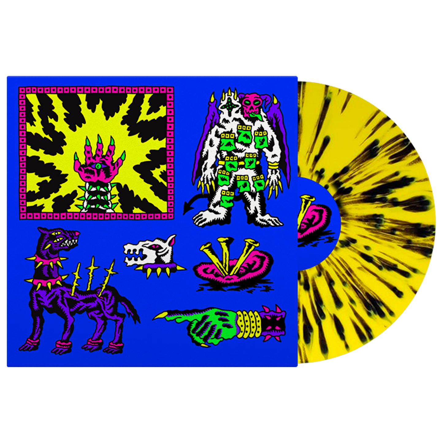 Triple Lutz (In the Hands of an Angry Mob) Yellow Splatter Vinyl