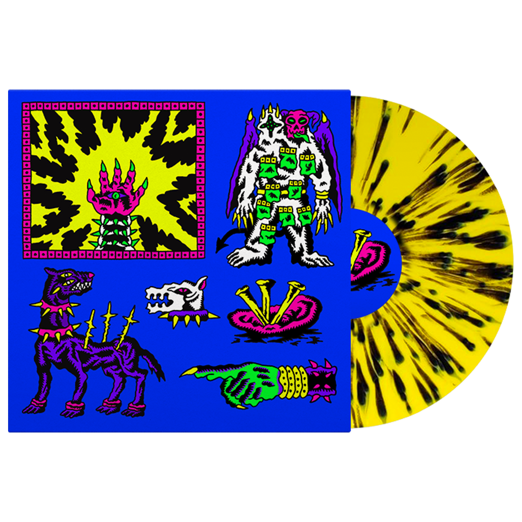 Triple Lutz (In the Hands of an Angry Mob) Yellow Splatter Vinyl