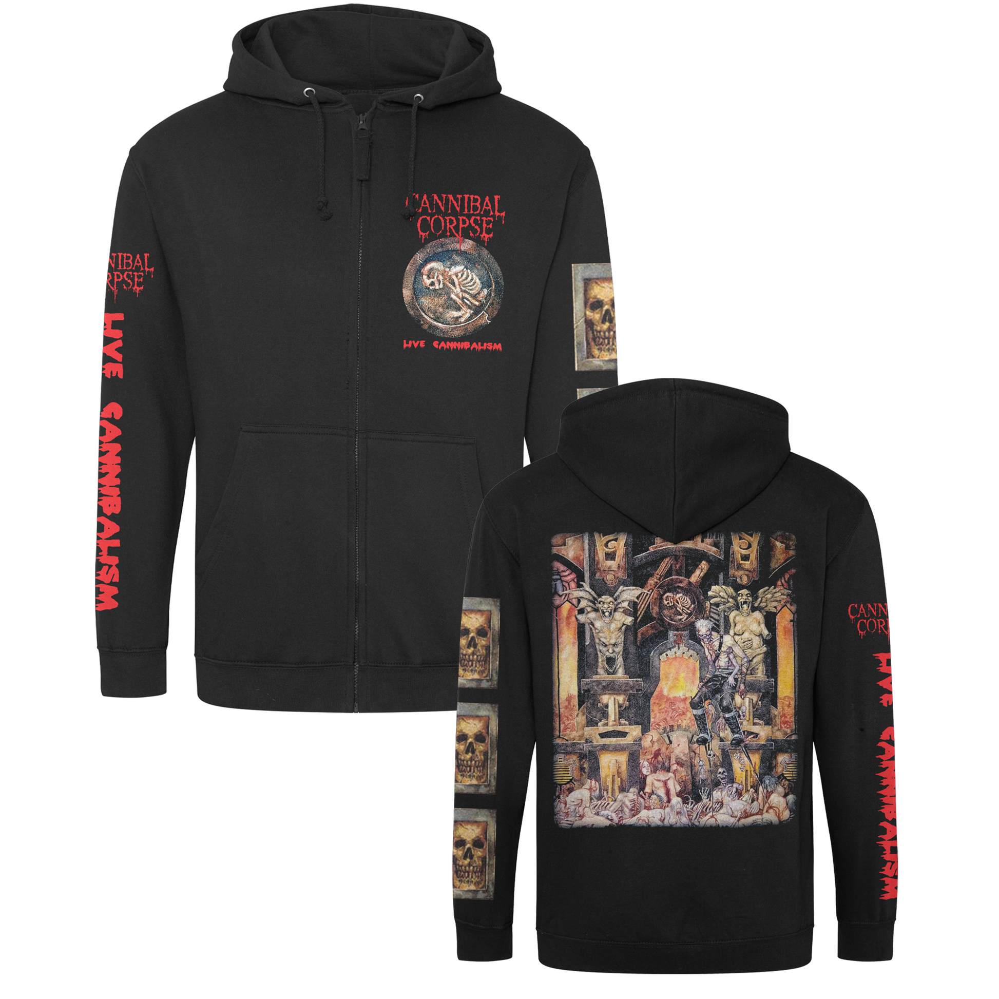 Cannibal Corpse (Live Cannibalism) Zip-Hood
