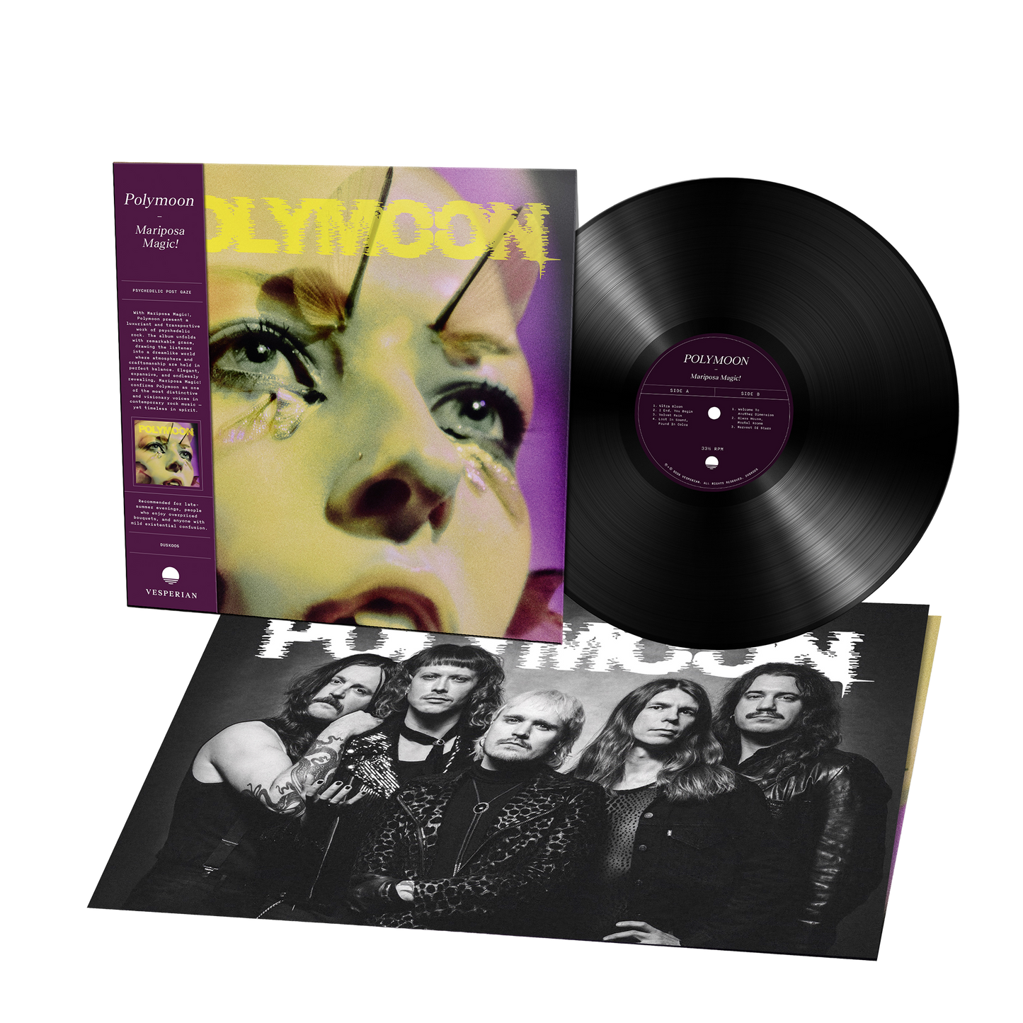 Polymoon (Mariposa Magic!) 180g Black Vinyl