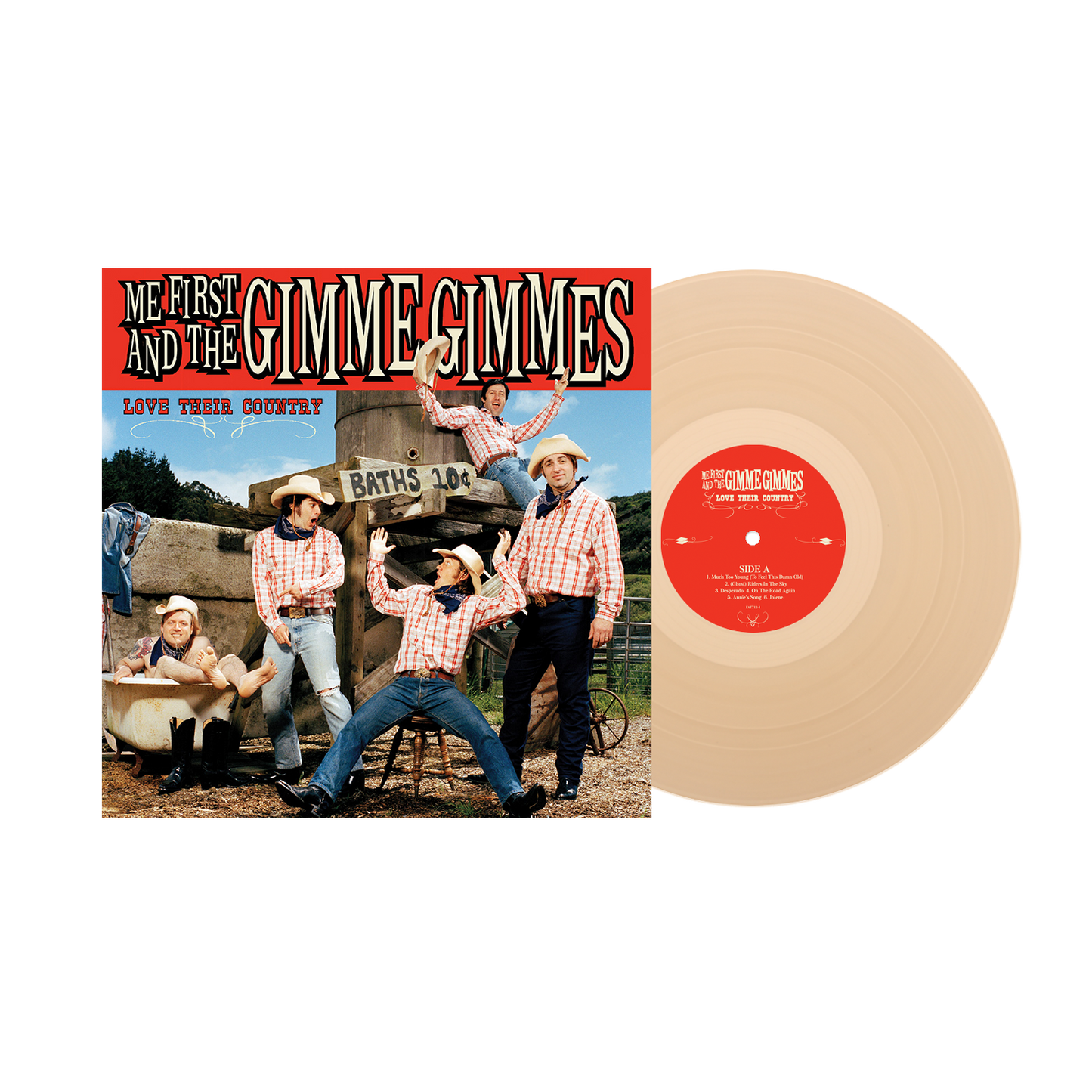 Me First and the Gimme Gimmes (Love Their Country (20th Anniversary)) Mustard Vinyl