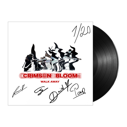 Crimson Bloom (Walk Away) Signed Black Vinyl