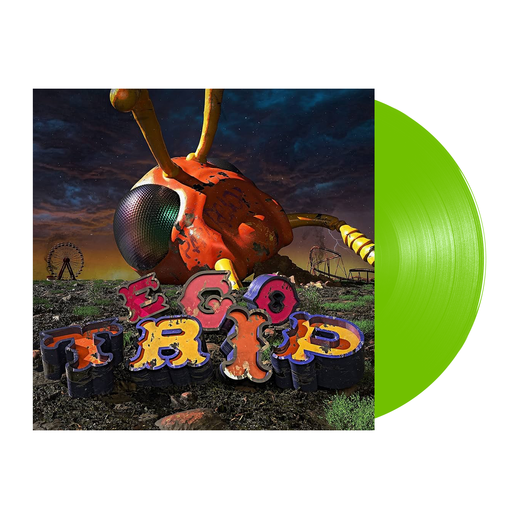 Papa Roach (Ego Trip) Lime Green Vinyl
