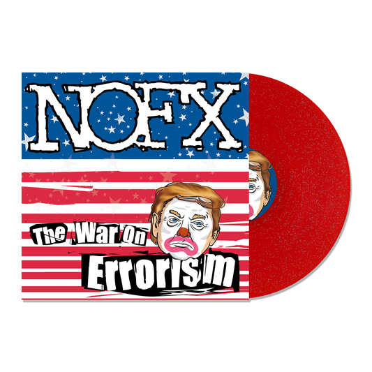 NOFX (The War On Errorism) Red w/ Silver Glitter Vinyl