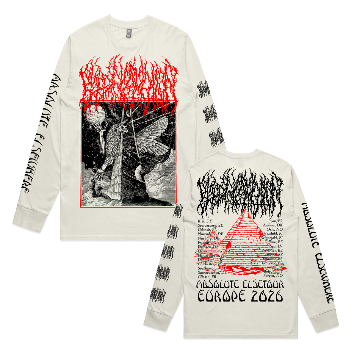 Blood Incantation (Entity Elsetour EU 2026) Longsleeve