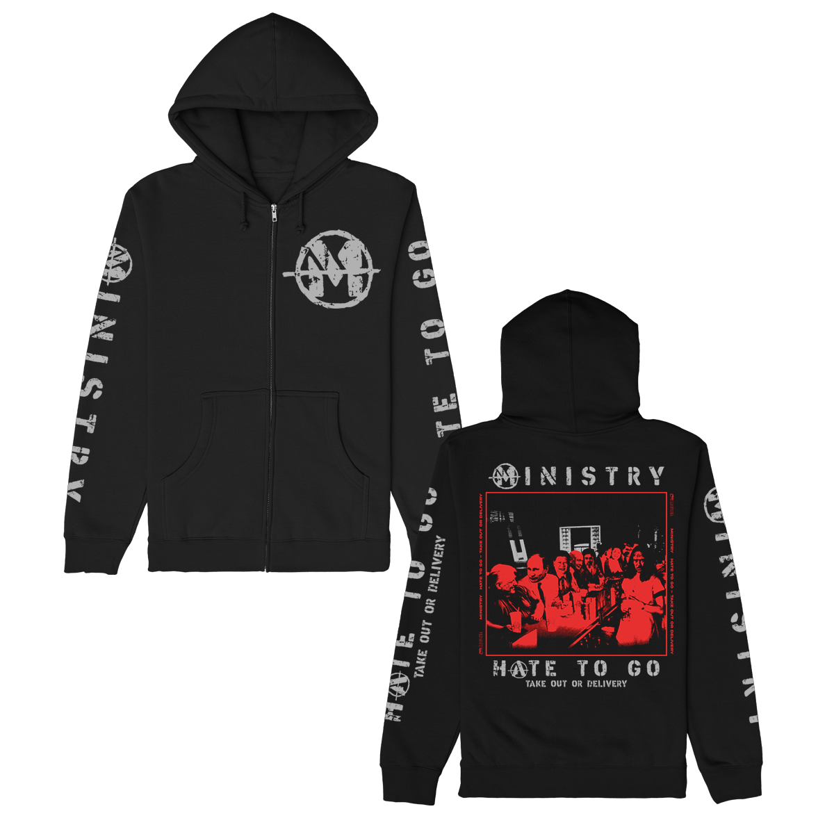 Ministry (Hate To Go) Zip Hood
