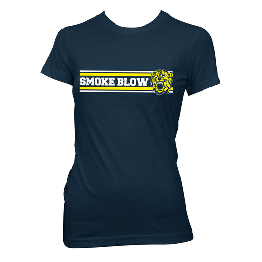 Smoke Blow (Yellow Bars) Fitted Girl T-Shirt