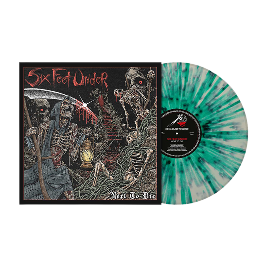Six Feet Under (Next To Die) Bone White Green Splatter Vinyl