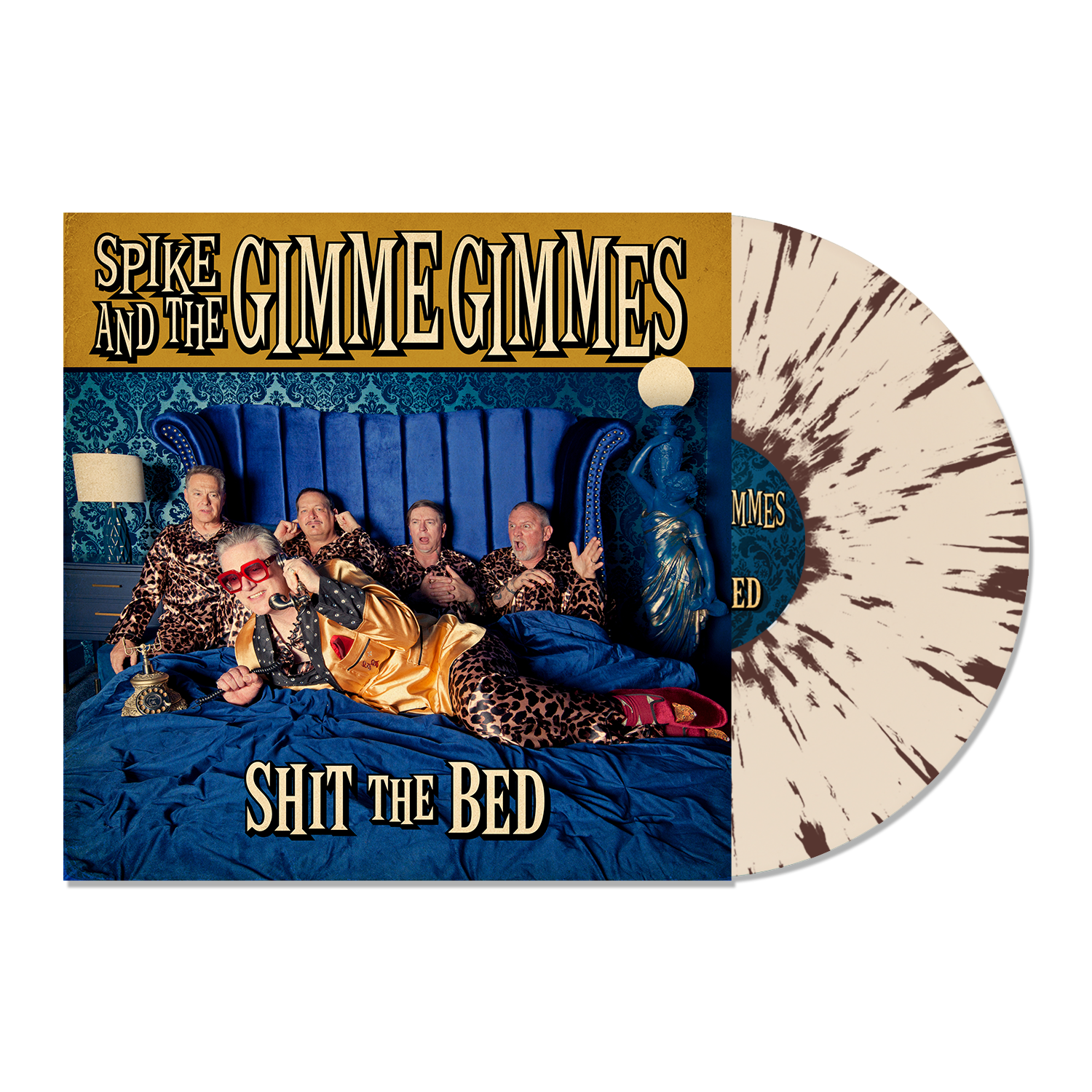 Spike and the Gimme Gimmes (Shit the Bed) Brown Splatter Vinyl