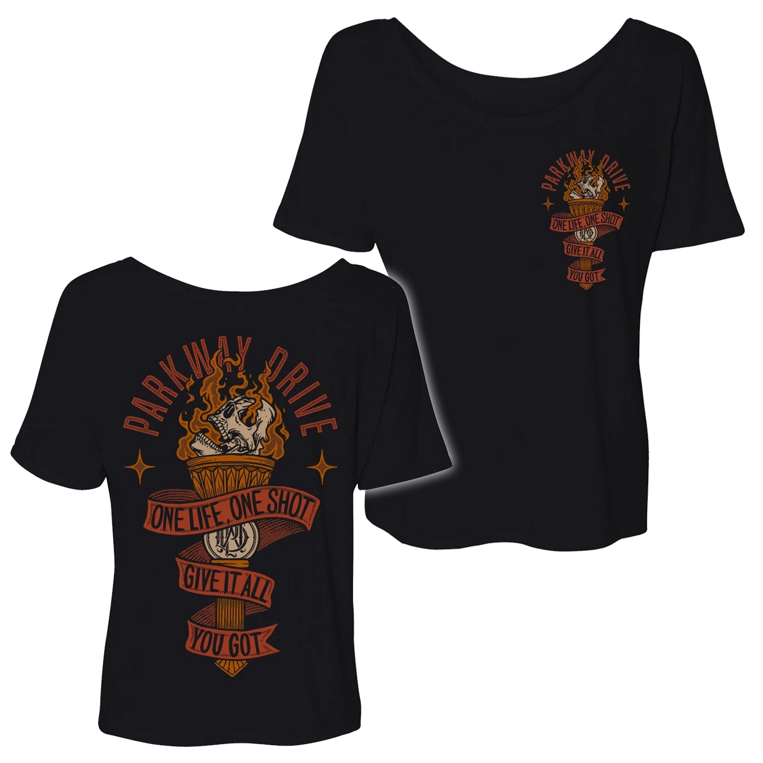 Parkway Drive (Torch) Girl Fitted T-Shirt