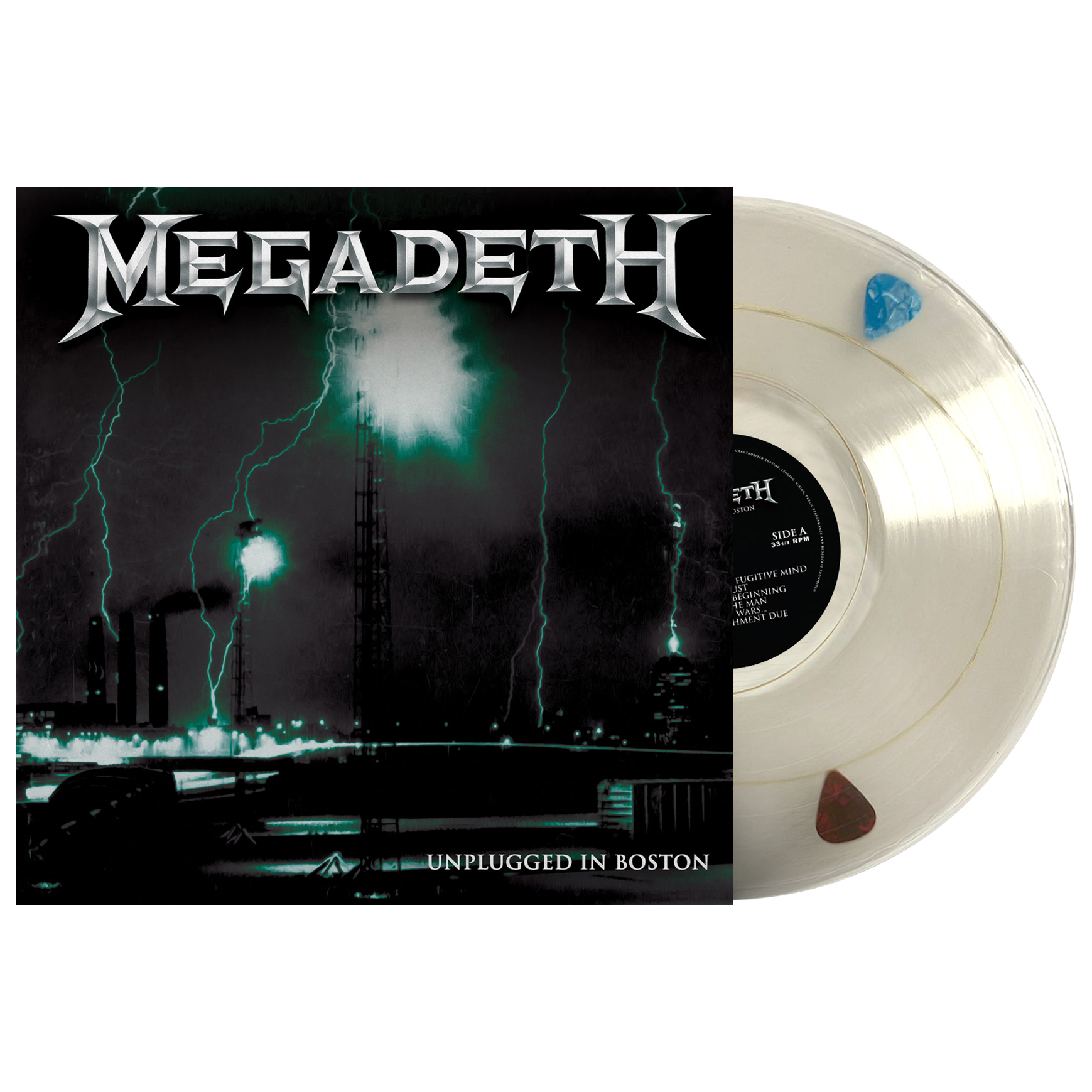 Megadeth (Unplugged In Boston) Strings & Picks Filled Vinyl