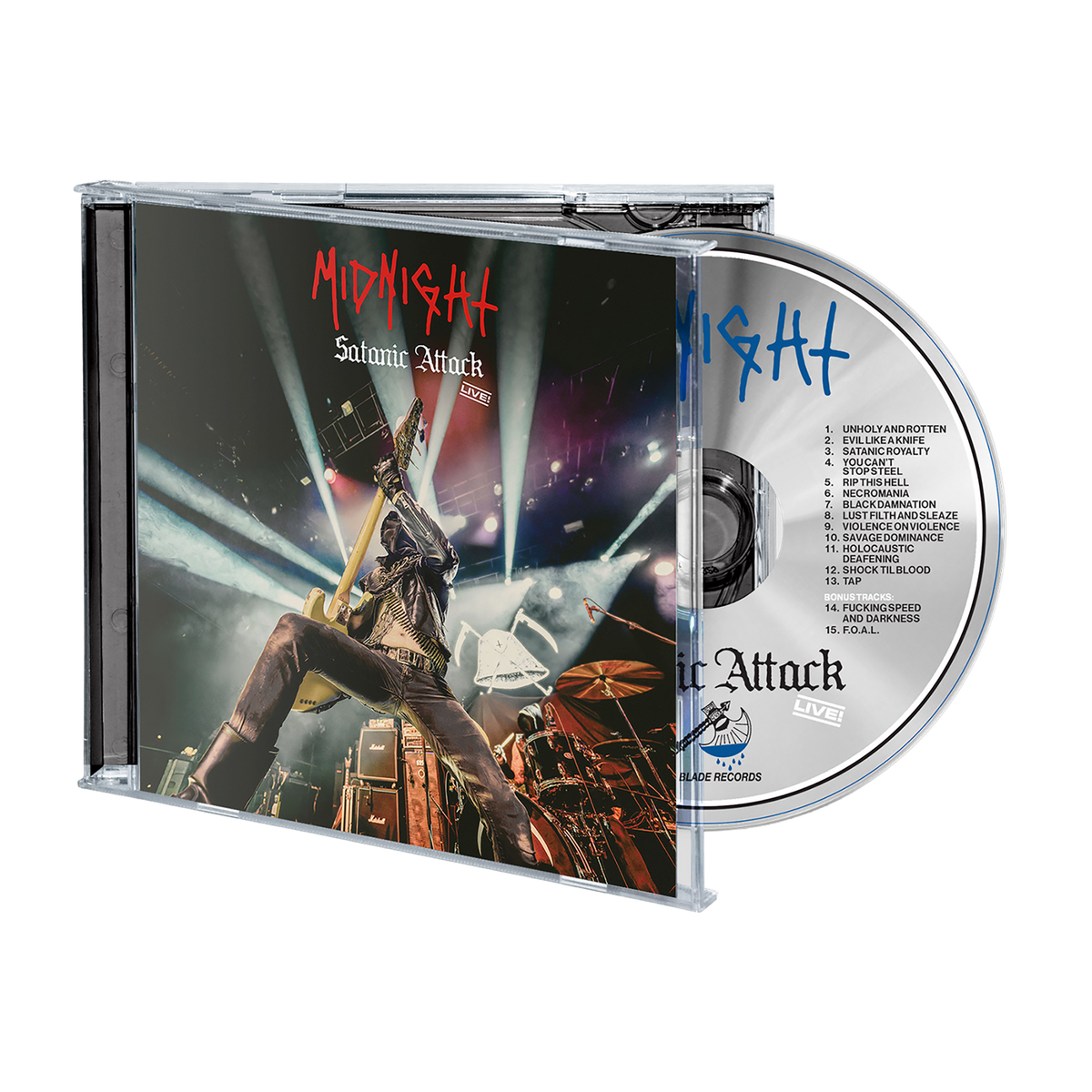 Midnight (Satanic Attack Live!) CD