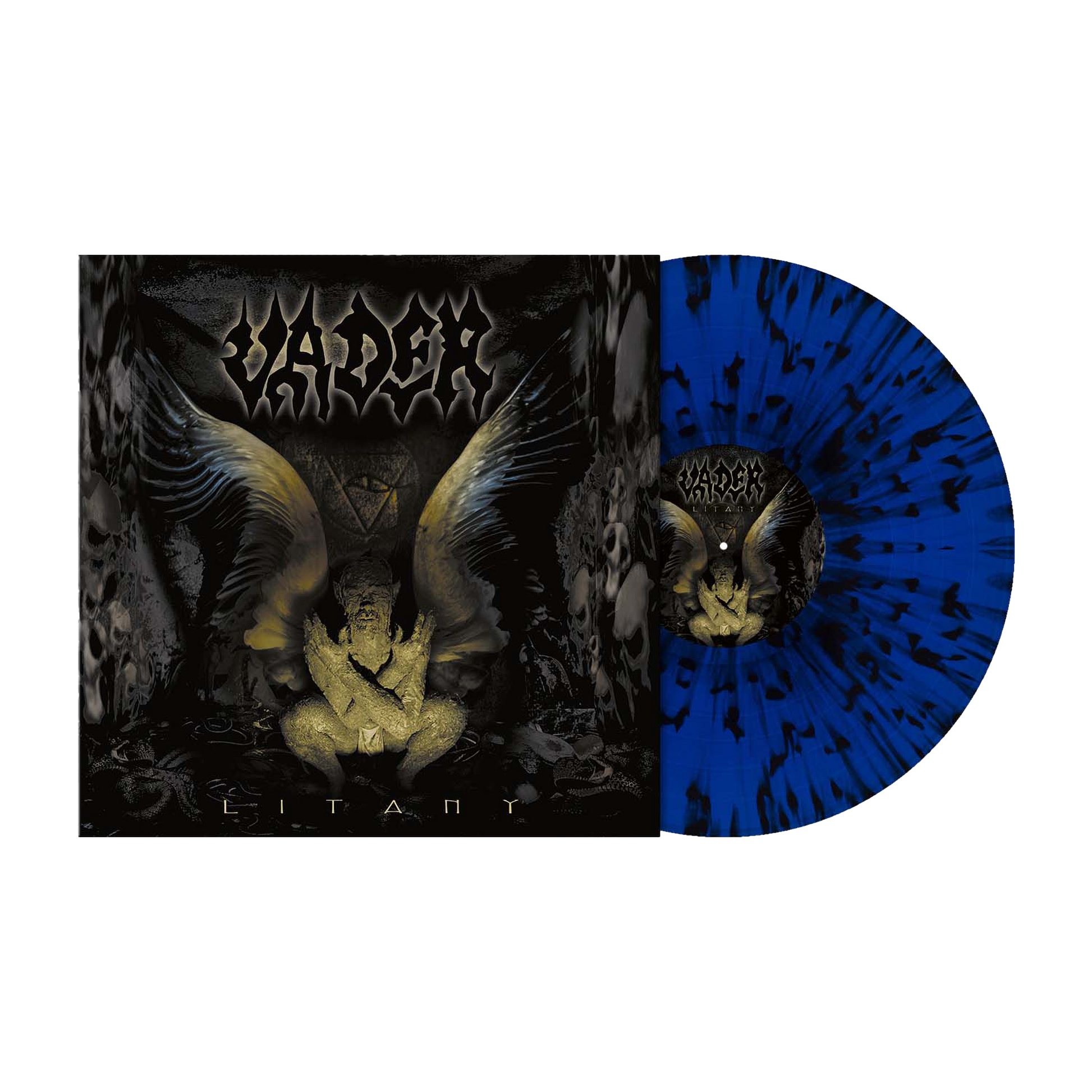Vader (Litany) Blue Black Splatter Vinyl