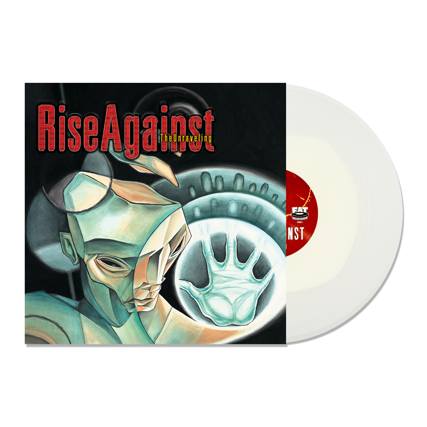Rise Against (The Unraveling (Re-issue)) White Inside Clear Vinyl