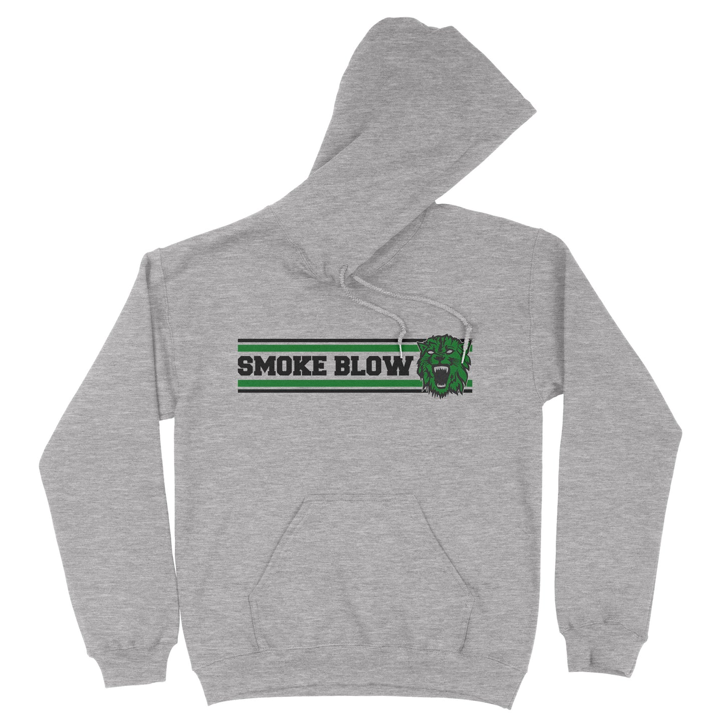 Smoke Blow (Green Bars) Hoodie
