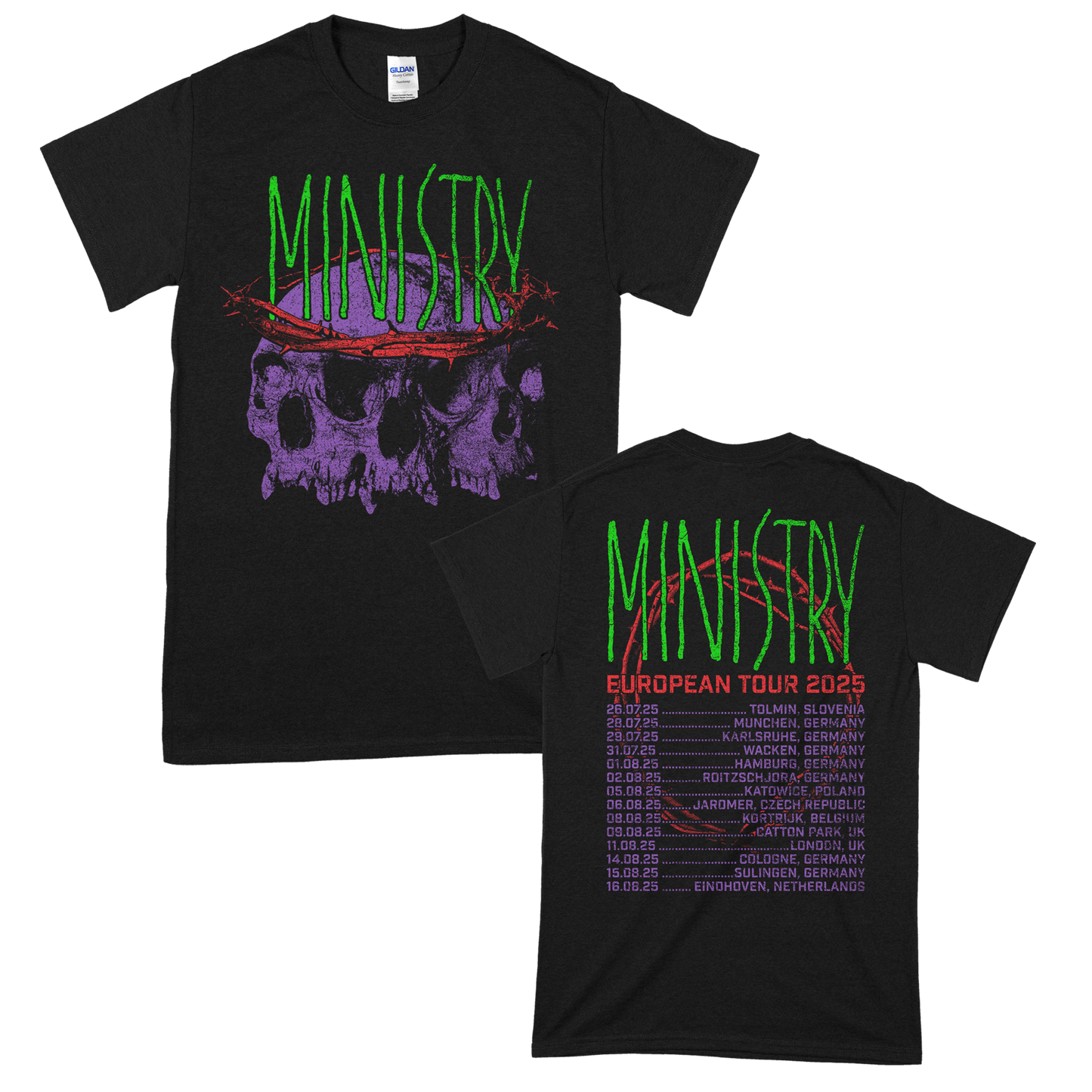 Ministry (Crown Of Thorns Tour 2025) T-Shirt