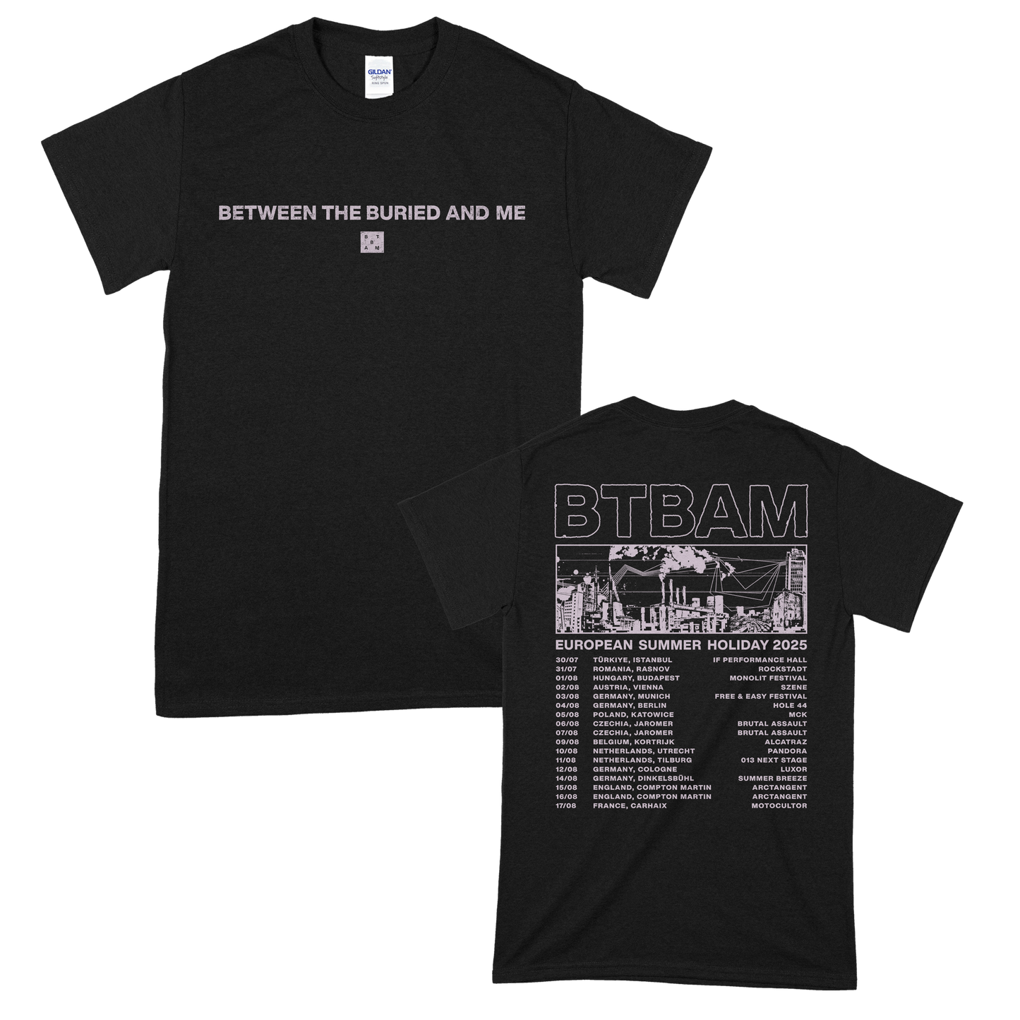 Between The Buried And Me (European Summer Holiday 2025) T-Shirt