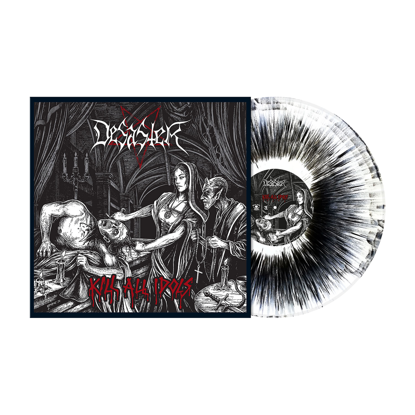 Desaster (Kill All Idols) White/Black Dust Splatter Vinyl