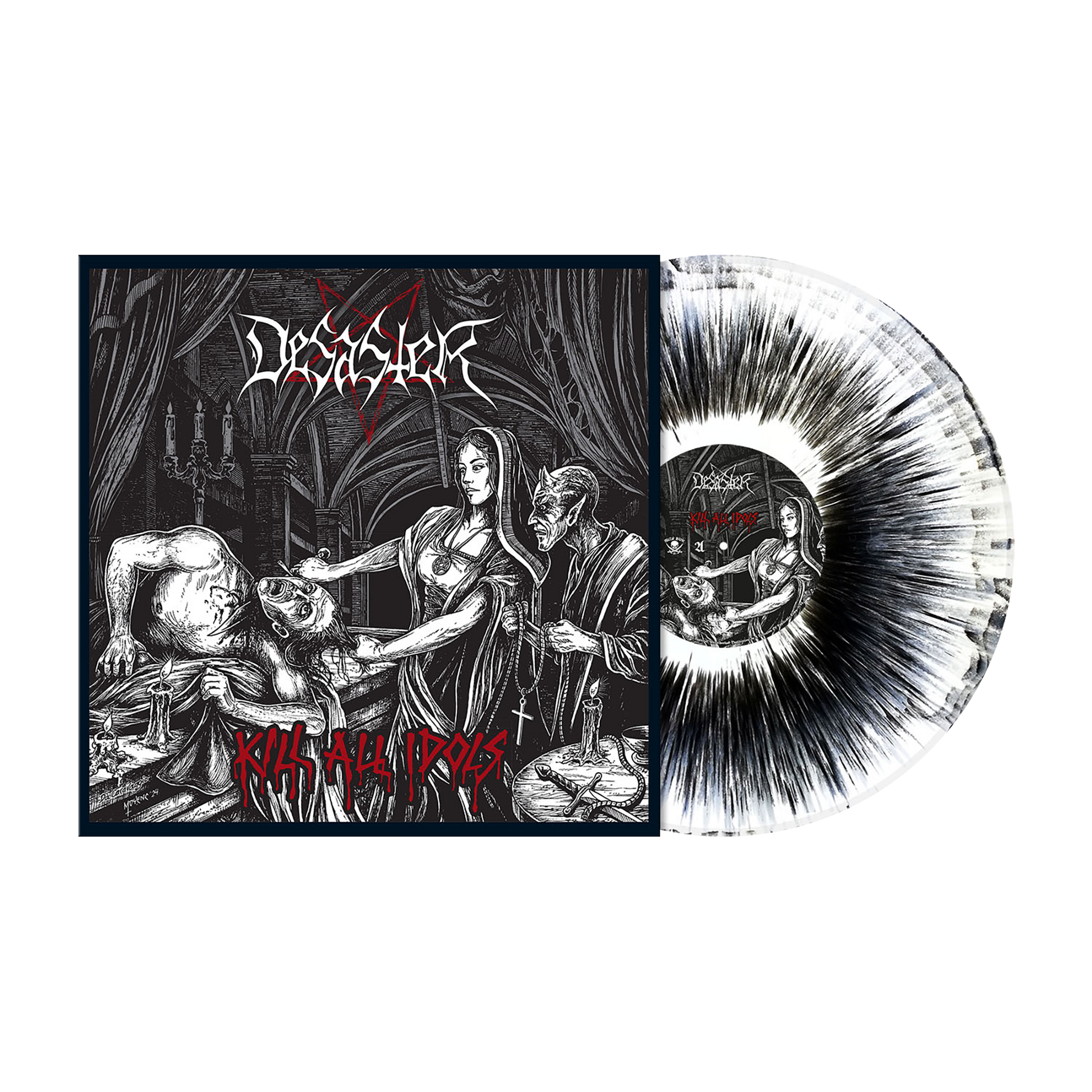 Desaster (Kill All Idols) White/Black Dust Splatter Vinyl