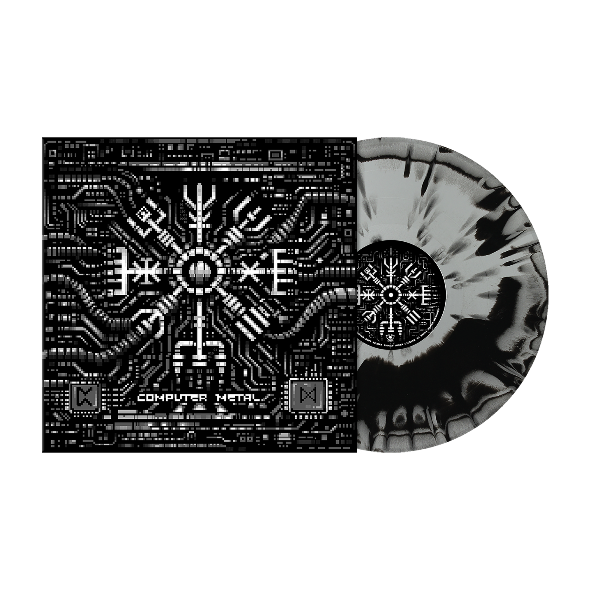 Master Boot Record (COMPUTER METAL) Grey/Black A Side B Side Vinyl