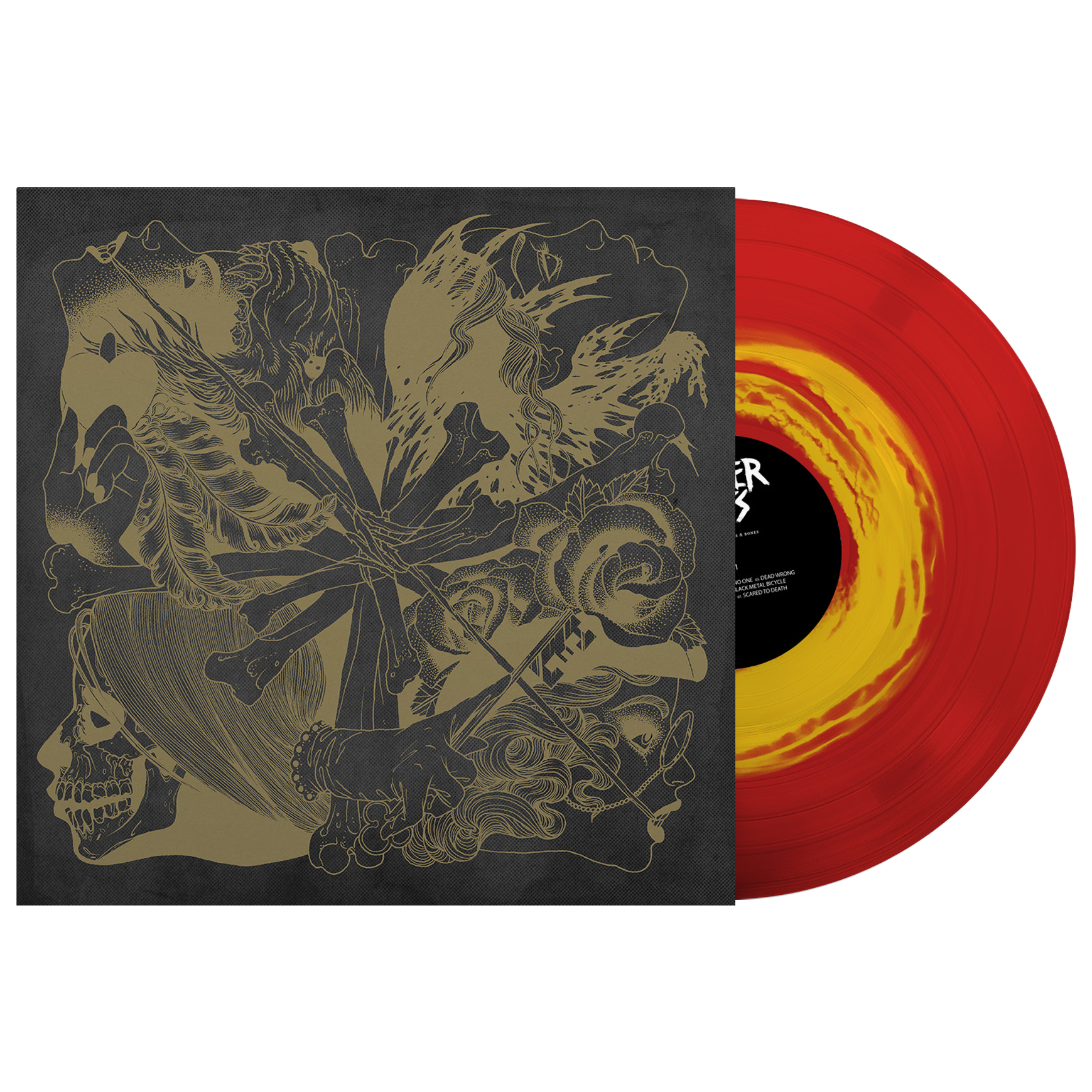 Cancer Bats (Bears, Mayors, Scraps & Bones) Red Yellow Blob Vinyl
