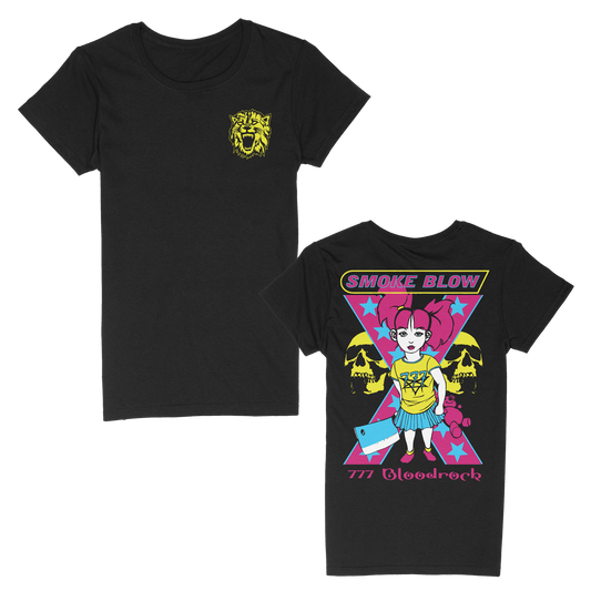 Smoke Blow (Butcher Girl) Fitted Girl T-Shirt