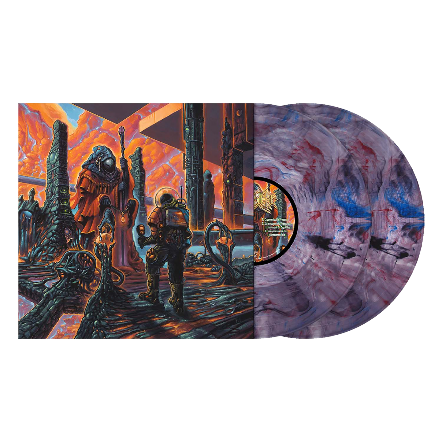 Cryptic Shift (Overspace & Supertime) 2xAncient Storm Swirl Vinyl